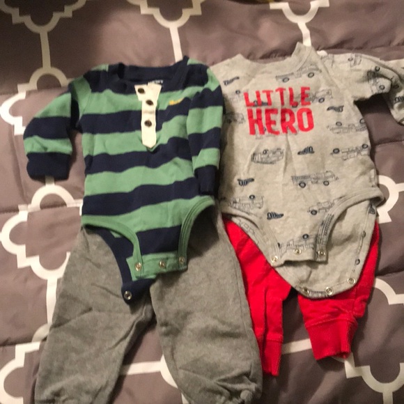 4 long sleeve Carter’s Outfits - Picture 3 of 3